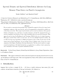 Cover page: Spectral Density and Spectral Distribution Inference for Long Memory Time Series via Fixed-b Asymptotics