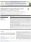 Cover page: Polymolecular botanical drug of Orthosiphon stamineus extract (C5OSEW5050ESA) as a complementary therapy to overcome gemcitabine resistance in pancreatic cancer cells