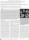 Cover page: Ocean warming, not acidification, controlled coccolithophore response during past greenhouse climate change