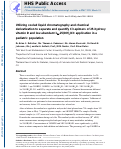 Cover page: Utilizing cooled liquid chromatography and chemical derivatization to separate and quantify C3-epimers of 25-hydroxy vitamin D and low abundant 1α,25(OH)2D3: Application in a pediatric population