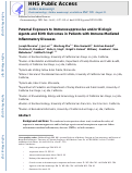 Cover page: Paternal Exposure to Immunosuppressive and/or Biologic Agents and Birth Outcomes in Patients With Immune-Mediated Inflammatory Diseases