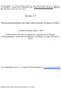 Cover page: Physicochemical basis for odor and irritation potency of VOCs