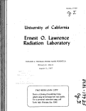 Cover page: TOWARD A THOMAS-FERMI MASS FORMULA