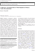 Cover page: Compressive Osseointegration of Tibial Implants in Primary Cancer Reconstruction