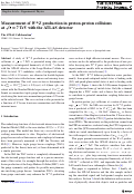 Cover page: Measurement of W±Z production in proton-proton collisions at with the ATLAS detector