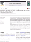 Cover page: Mapping changing distributions of dominant species in oil-contaminated salt marshes of Louisiana using imaging spectroscopy