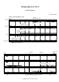Cover page: String Quartet No. 2