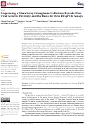 Cover page: Sequencing a Strawberry Germplasm Collection Reveals New Viral Genetic Diversity and the Basis for New RT-qPCR Assays