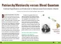 Cover page: Patriarchy/Matriarchy versus Blood Quantum Cultural Significance as Evidenced in Hawaii Land Commission Grants