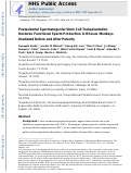 Cover page: Postpubertal spermatogonial stem cell transplantation restores functional sperm production in rhesus monkeys irradiated before and after puberty