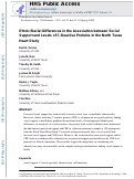 Cover page: Ethnic/racial differences in the association between social support and levels of C‐reactive proteins in the North Texas Heart Study