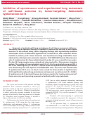 Cover page: Inhibition of spontaneous and experimental lung metastasis of soft-tissue sarcoma by tumor-targeting Salmonella typhimurium A1-R