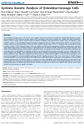 Cover page: Systems Genetic Analysis of Osteoblast-Lineage Cells