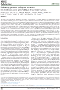 Cover page: Evaluating genomic polygenic risk scores for childhood acute lymphoblastic leukemia in Latinos