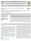 Cover page: Multiple ion beam irradiation for the study of radiation damage in materials