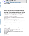 Cover page: Identifying the Best Candidates for Prostate-specific Membrane Antigen Positron Emission Tomography/Computed Tomography as the Primary Staging Approach Among Men with High-risk Prostate Cancer and Negative Conventional Imaging.