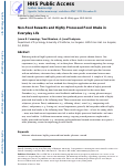 Cover page: Non-food rewards and highly processed food intake in everyday life