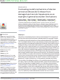 Cover page: Contrasting model mechanisms of alanine aminotransferase (ALT) release from damaged and necrotic hepatocytes as an example of general biomarker mechanisms