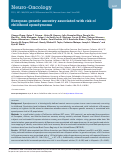 Cover page: European genetic ancestry associated with risk of childhood ependymoma