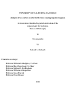 Cover page: Analysis of sea surface scatter in the time-varying impulse response