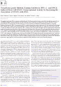 Cover page: Toxoplasma gondii Inhibits Gamma Interferon (IFN-γ)- and IFN-β-Induced Host Cell STAT1 Transcriptional Activity by Increasing the Association of STAT1 with DNA