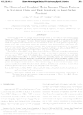 Cover page: The observed and simulated major summer climate features in northwest China and their sensitivity to land surface processes