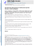 Cover page: Non-REM sleep with hypertonia in Parkinsonian Spectrum Disorders: A pilot investigation.