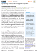 Cover page: Disruption of mitochondria–sarcoplasmic reticulum microdomain connectomics contributes to sinus node dysfunction in heart failure