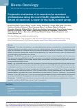 Cover page: Prognostic evaluation of re-resection for recurrent glioblastoma using the novel RANO classification for extent of resection: A report of the RANO resect group.