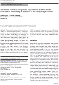 Cover page: Nucleotide sequence and genome organization of Dweet mottle virus and its relationship to members of the family Betaflexiviridae