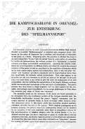 Cover page: Die Kampfschablone in Orendel: Zur Entstehung des Spielmannsepos