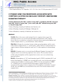 Cover page: Cytokine Gene Polymorphisms Associated With Symptom Clusters in Oncology Patients Undergoing Radiation Therapy