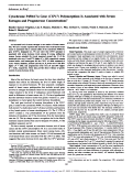 Cover page: Cytochrome P450c17alpha gene (CYP17) polymorphism is associated with serum estrogen and progesterone concentrations.