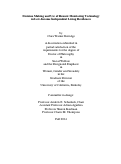 Cover page: Decision Making and Use of Remote Monitoring Technology in Low-Income Independent Living Residences