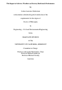 Cover page: The Impact of Adverse Weather on Freeway Bottleneck Performance