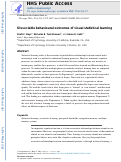 Cover page: Dissociable behavioural outcomes of visual statistical learning