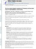 Cover page: The association between ambient air pollutants and pancreatic cancer in the Multiethnic Cohort Study