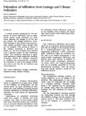 Cover page: Estimation of Infiltration from Leakage and Climate Indicators.: