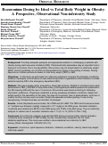 Cover page: Rocuronium Dosing by Ideal vs Total Body Weight in Obesity: A Prospective, Observational Non-inferiority Study