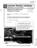 Cover page: CAPACITANCE-V0LTAGE TECHNIQUE FOR THE DETERMINATION OF CARRIER CONCENTRATIONS IN THIN FILM PHOTOANODES