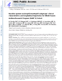 Cover page: Baseline sputum eosinophil&nbsp;+ neutrophil subgroups’ clinical characteristics and longitudinal trajectories for NHLBI Severe Asthma Research Program (SARP 3) cohort