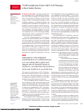 Cover page: T-Cell Lymphoma From CAR T-Cell TherapyâA New Safety Notice