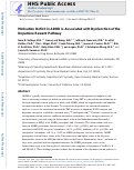 Cover page: Motivation deficit in ADHD is associated with dysfunction of the dopamine reward pathway