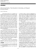 Cover page: Editorial: Observational Studies, Time‐Dependent Confounding, and Marginal Structural Models