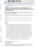 Cover page: Headspace sorptive extraction-gas chromatography–mass spectrometry method to measure volatile emissions from human airway cell cultures