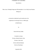 Cover page: What Causes Ultrahigh-Temperature Metamorphism? A Case Study from Southern Madagascar