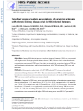 Cover page: Tenofovir exposure alters associations of serum bicarbonate with chronic kidney disease risk in HIV-infected veterans