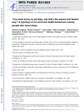 Cover page: “You need money to get high, and that's the easiest and fastest way:” A typology of sex work and health behaviours among people who inject drugs