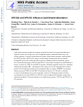 Cover page: VPS13A and VPS13C Influence Lipid Droplet Abundance