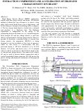 Cover page: EXTRACTION COMPRESSION AND ACCELERATION OF HIGH LINE CHARGE DENSITY ION BEAMS